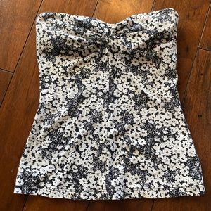 Floral Tube Top. Nollie. Size S